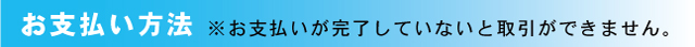 お支払い方法